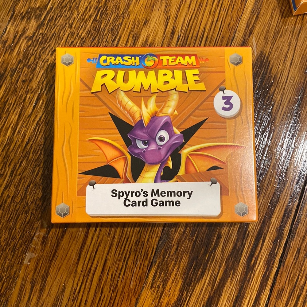 2023 McDonald’s Crash Bandicoot Happy Meal Toy - #3 Spyro's Memory Card Game
